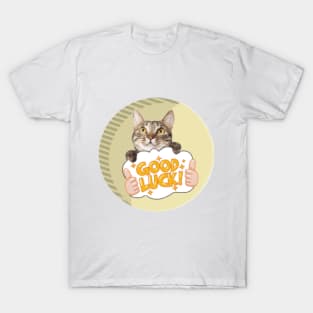 Good Luck Cat T-Shirt